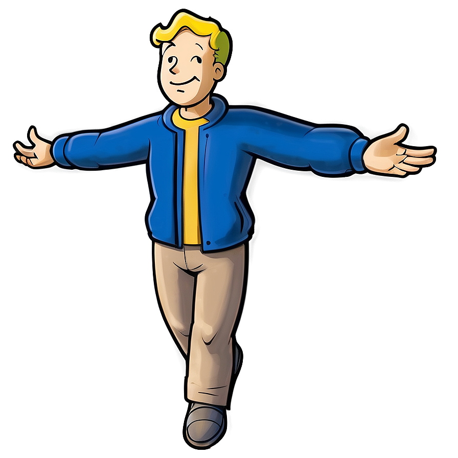 Vault Boy Original Sketch Png 06202024