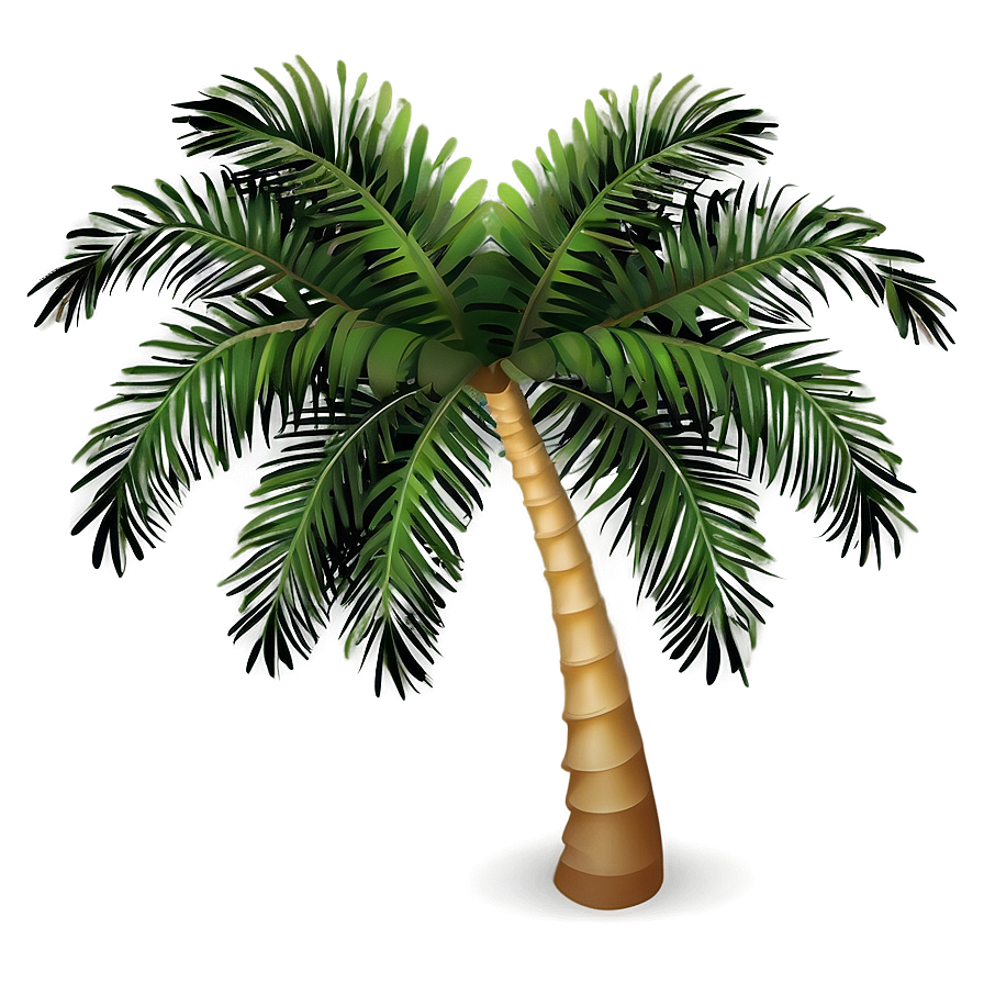 Vector Palm Tree Emoji Png Fcy