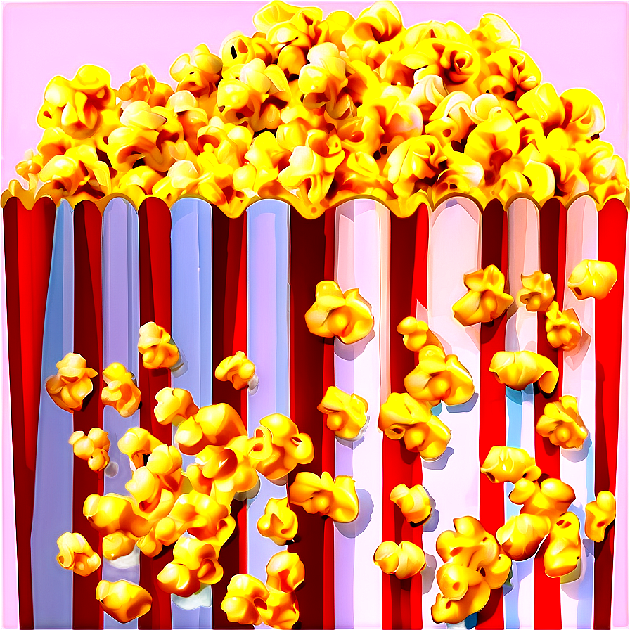 Vector Popcorn Kernel Png 06292024