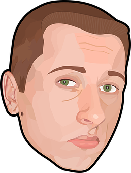 Vector Portraitof Man