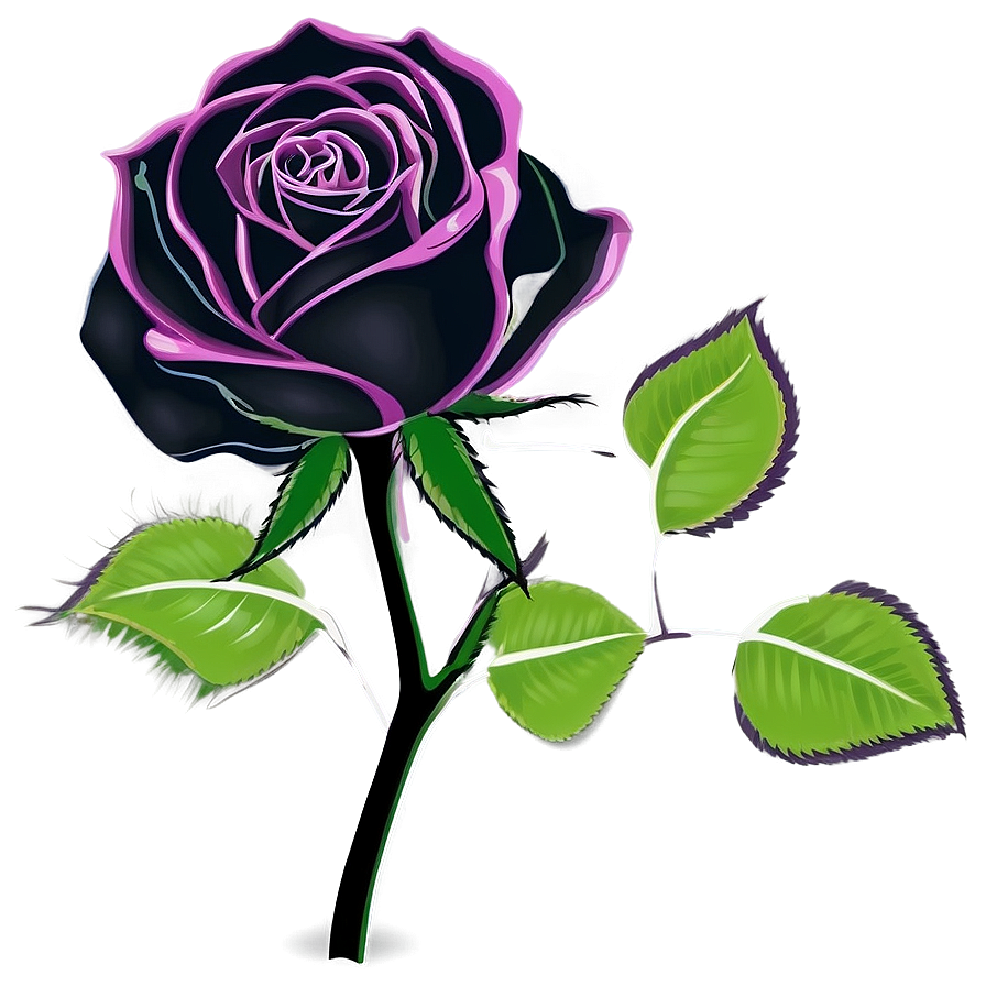 Vector Rose Silhouette Png 06292024