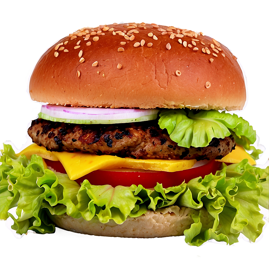 Vegan Hamburger Delight Png Twi