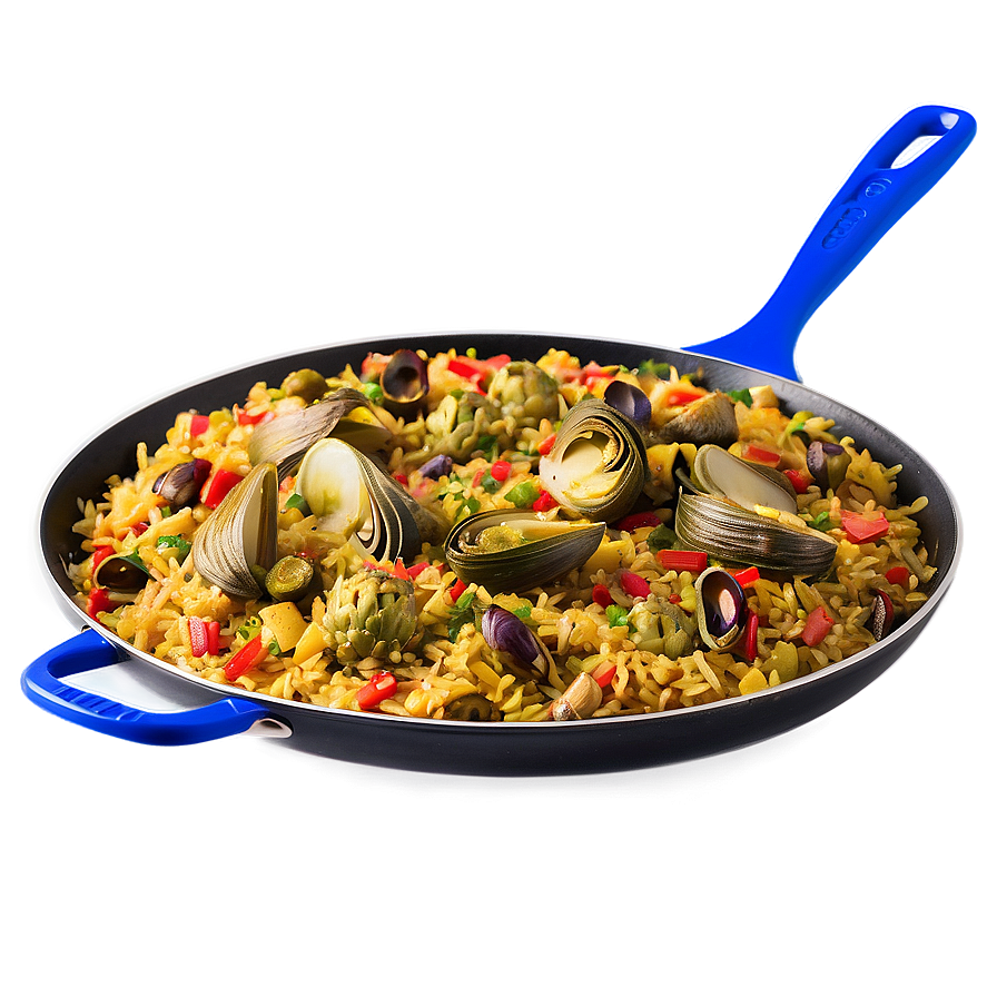 Vegan Paella With Artichokes Png 64