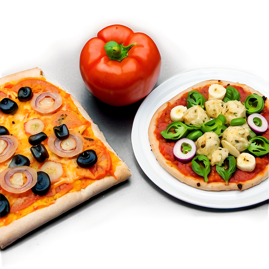 Vegan Pizza Feast Png 53