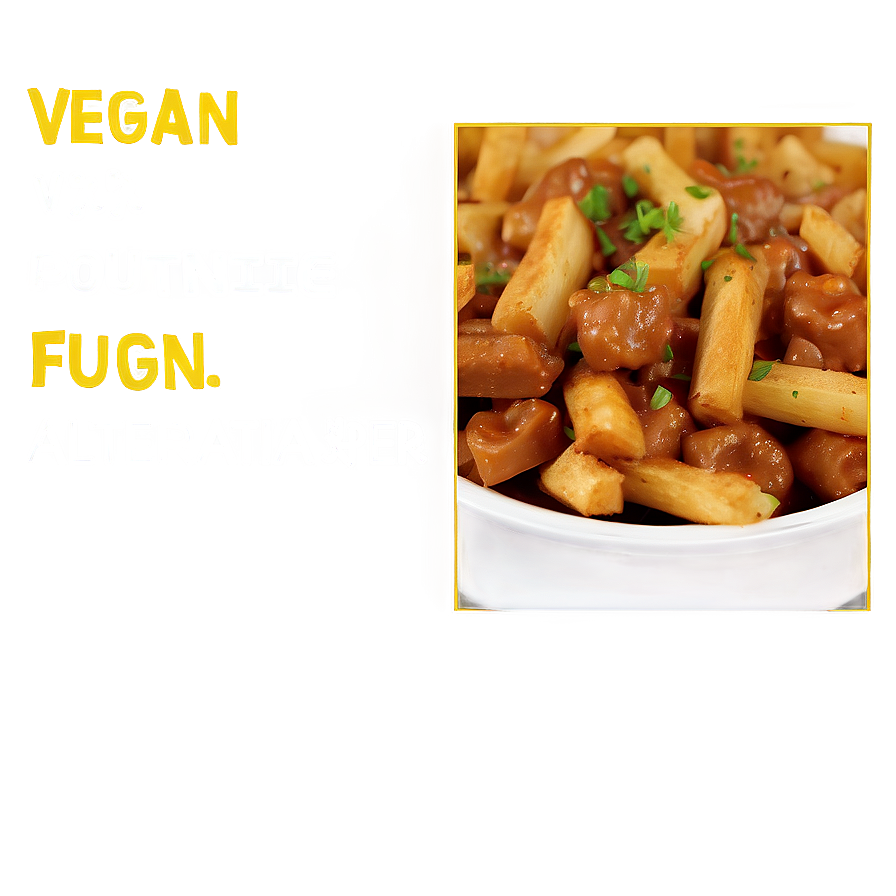 Vegan Poutine Alternative Png Bxd