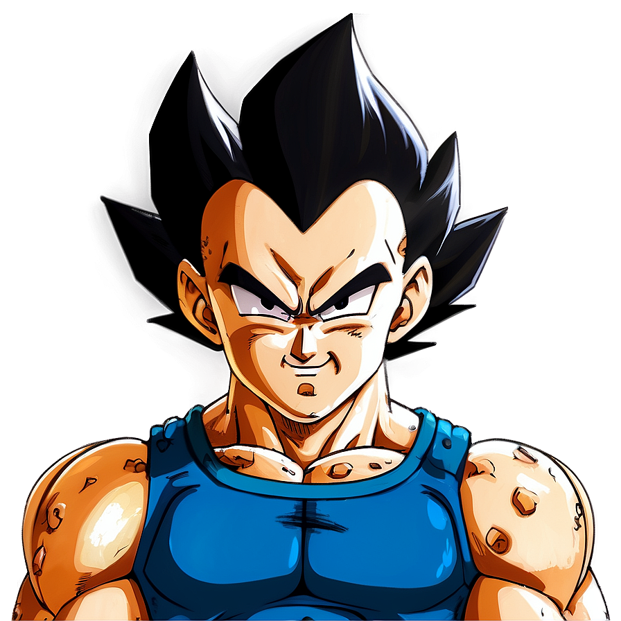 Vegeta's Fierce Ultra Ego Expression Png 8