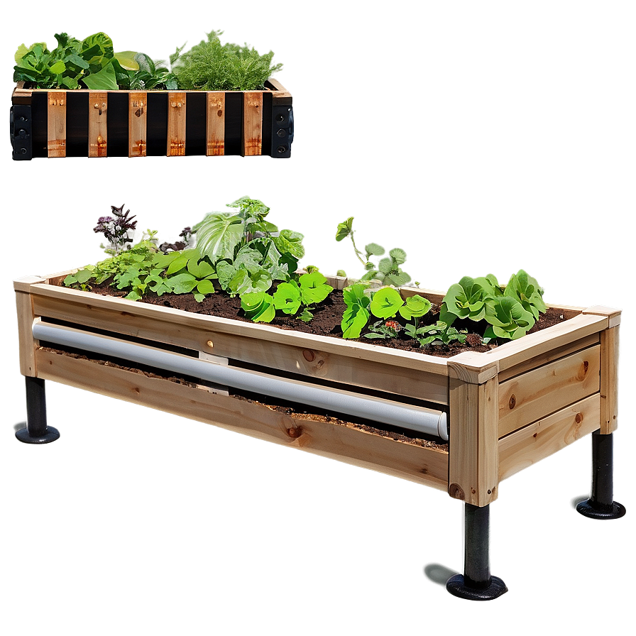 Vegetable Garden Planter Box Png Rkw