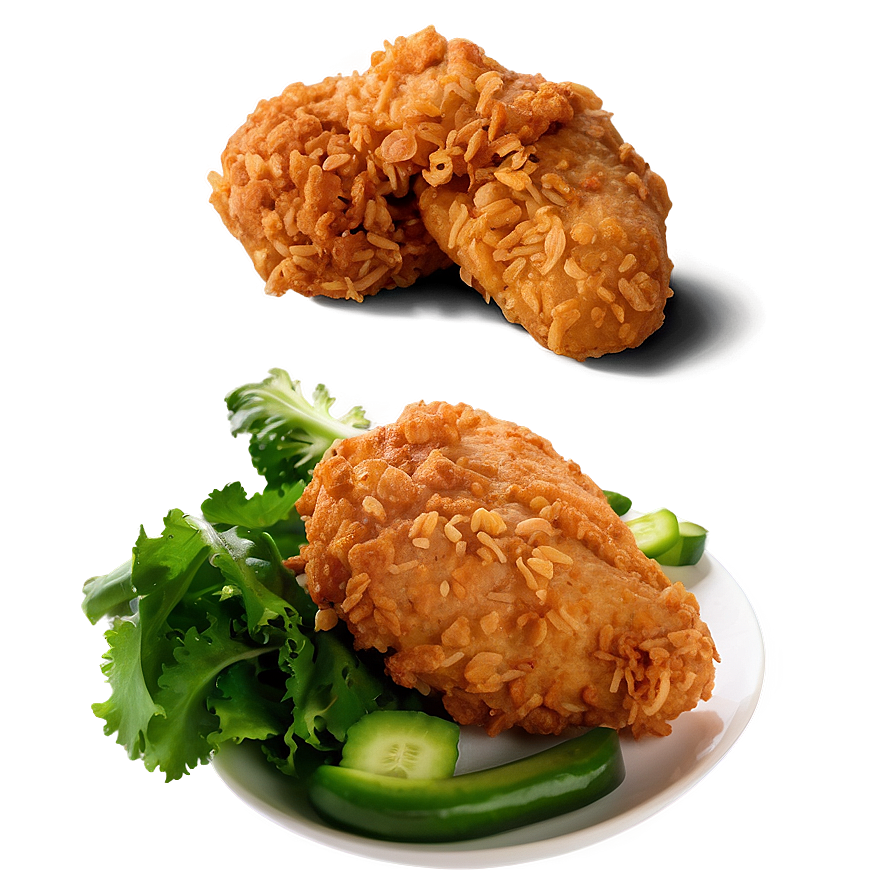 Vegetarian Fried Chicken Png Kkt