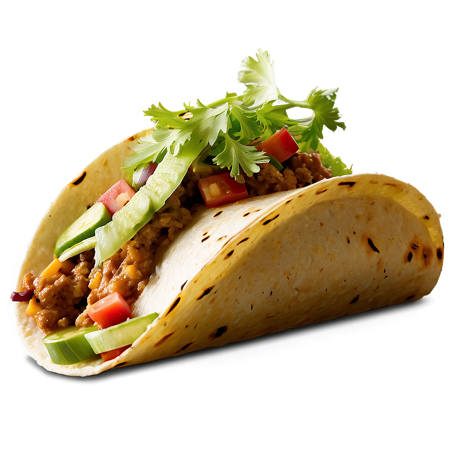 Vegetarian Taco Png 05042024