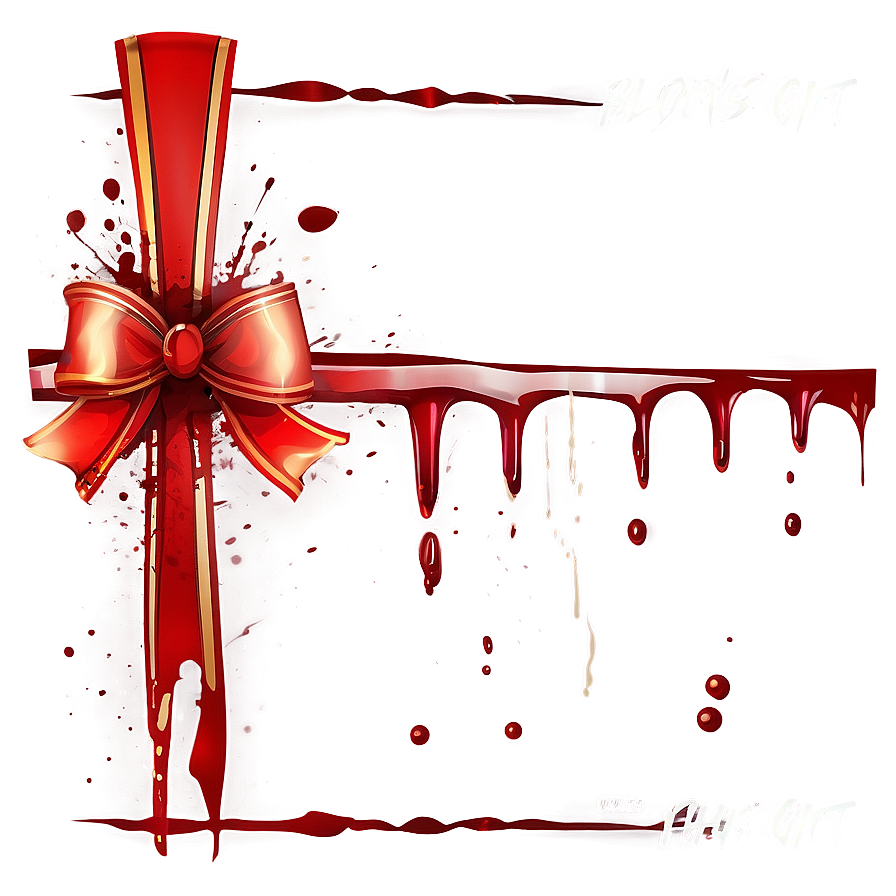 Vein's Gift: Blood Splash Vector Png 04302024