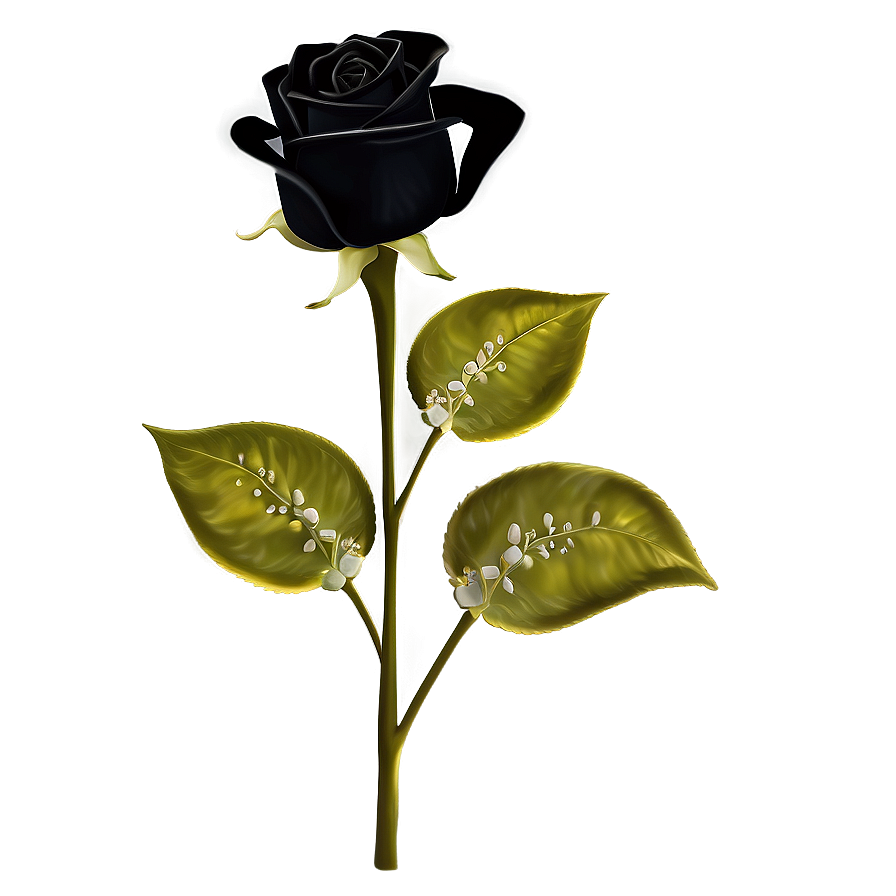 Velvet Black Roses Png 06212024