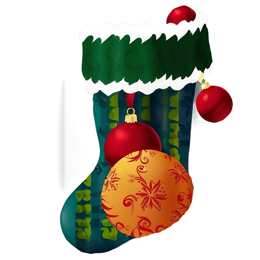 Velvet Christmas Stocking Png Fax71