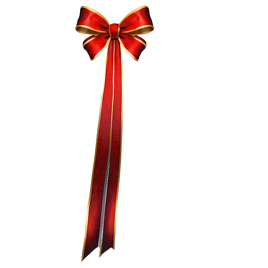 Velvet Red Bow Png Gtf22