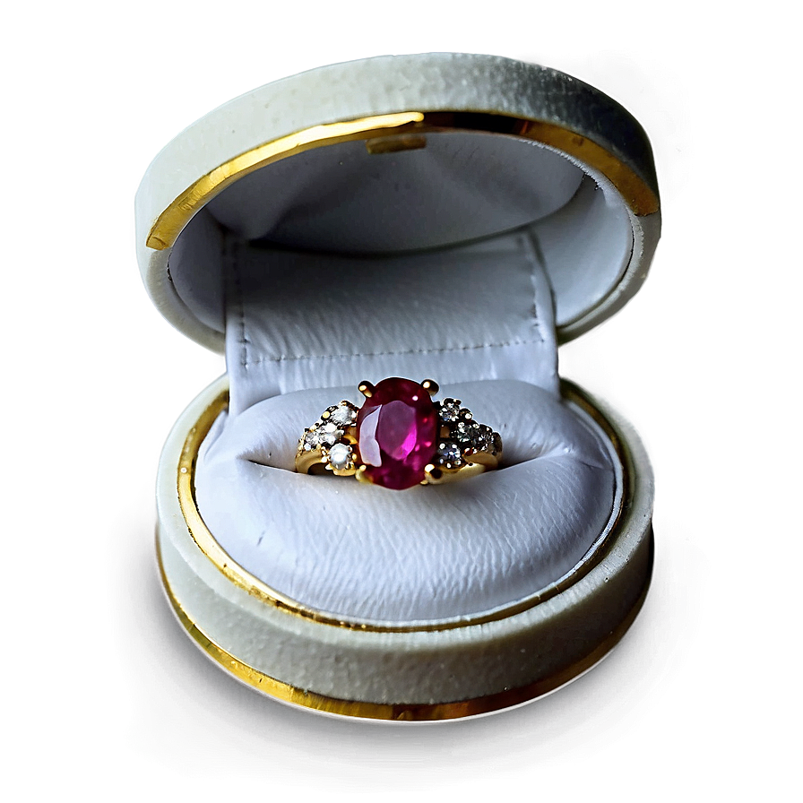 Velvet Ring Box Png 06282024