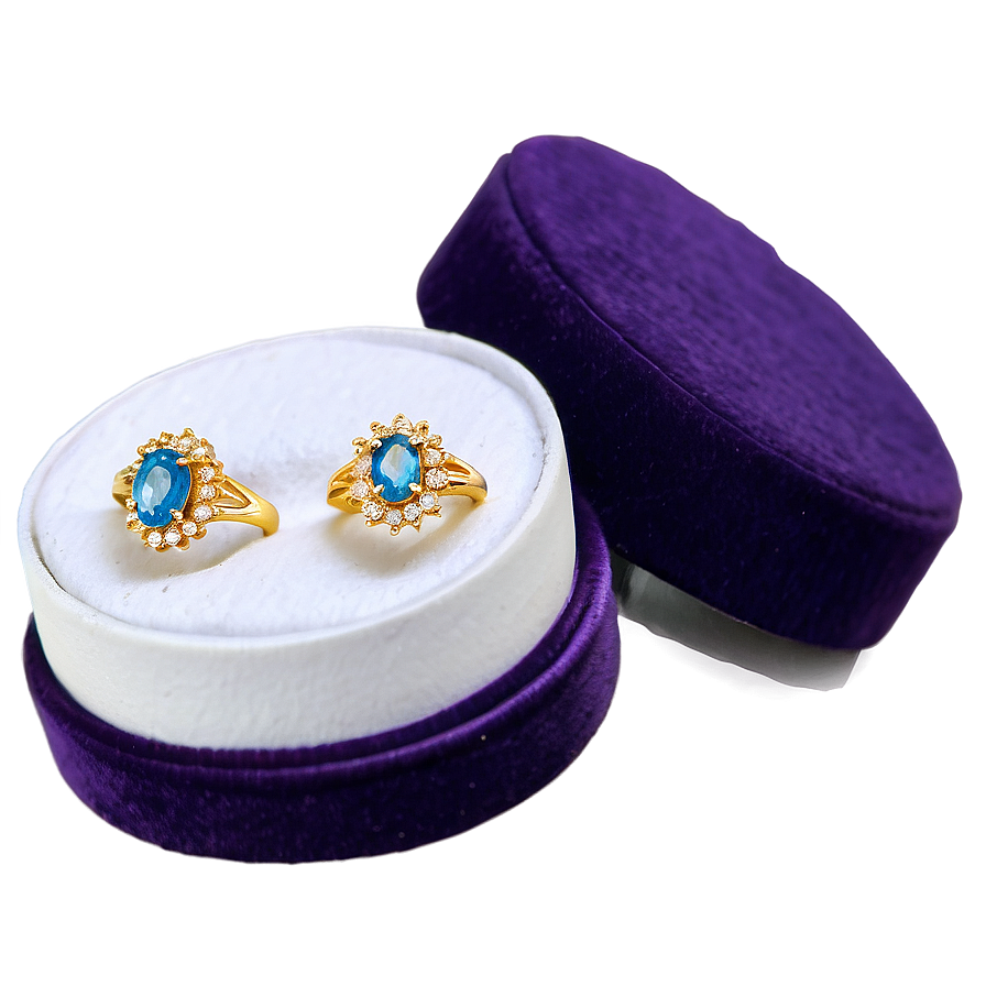 Velvet Ring Box Png 06282024