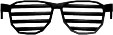 Venetian Blind Sunglasses Graphic