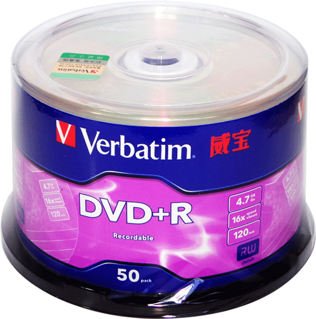 Verbatim D V D Plus R Spindle Pack