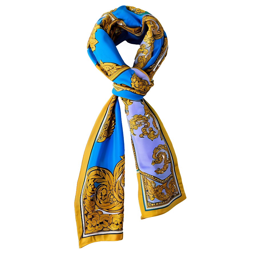 Versace Silk Scarf Design Png Qkx