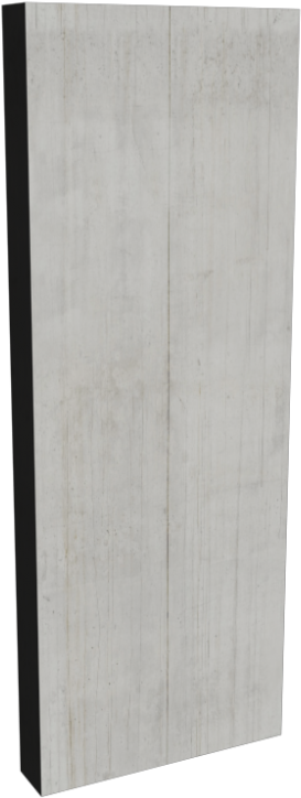 Vertical Concrete Slab