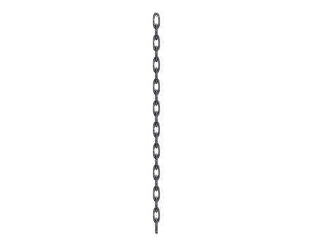 Vertical Metal Chainon Black Background