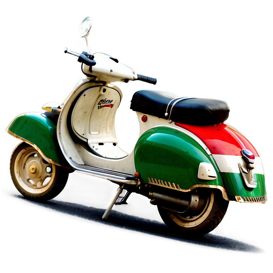 Vespa With Italian Flag Png 06252024