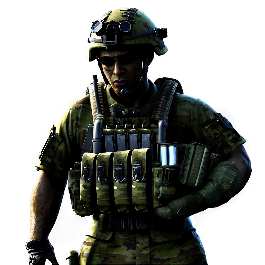 Veteran Soldier Shadow Png Gvc86