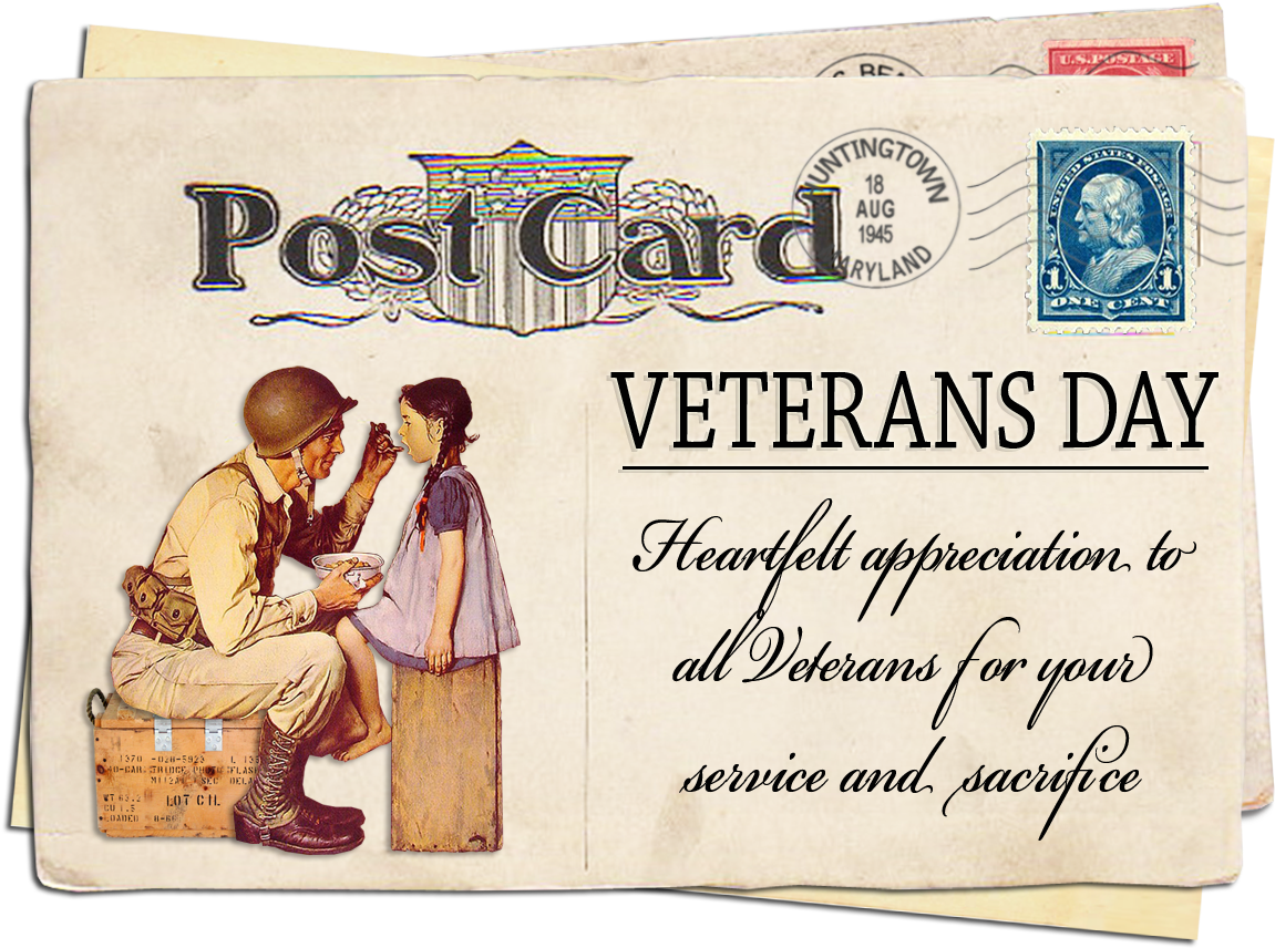 Veterans Day Appreciation Postcard