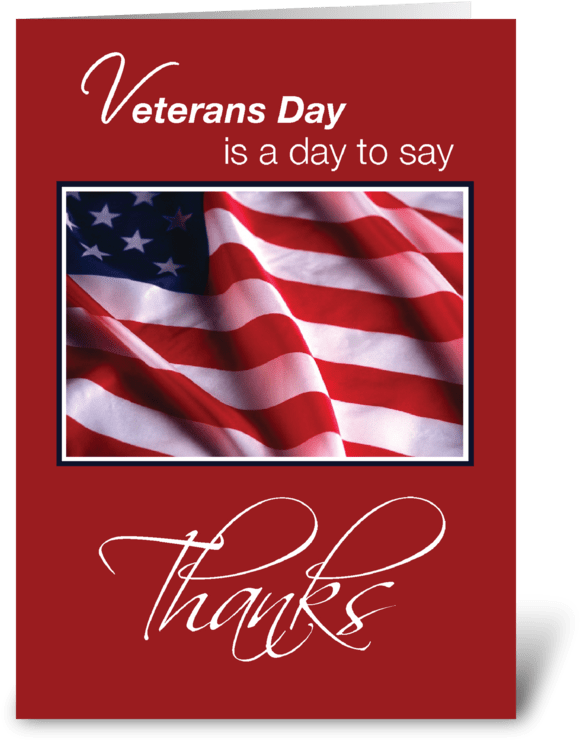 Veterans Day Thanks Card