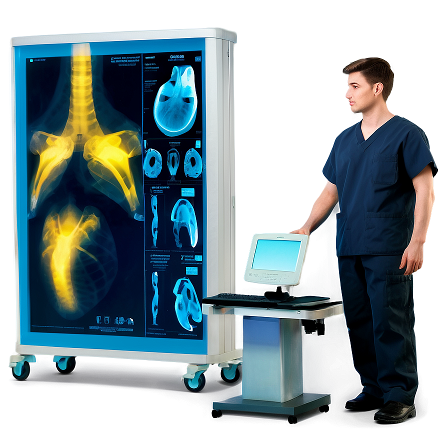 Veterinarian X-ray Examination Png Xnl96