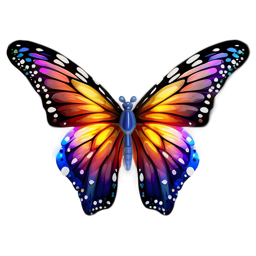 Vibrant 3d Butterfly Design Png 06292024