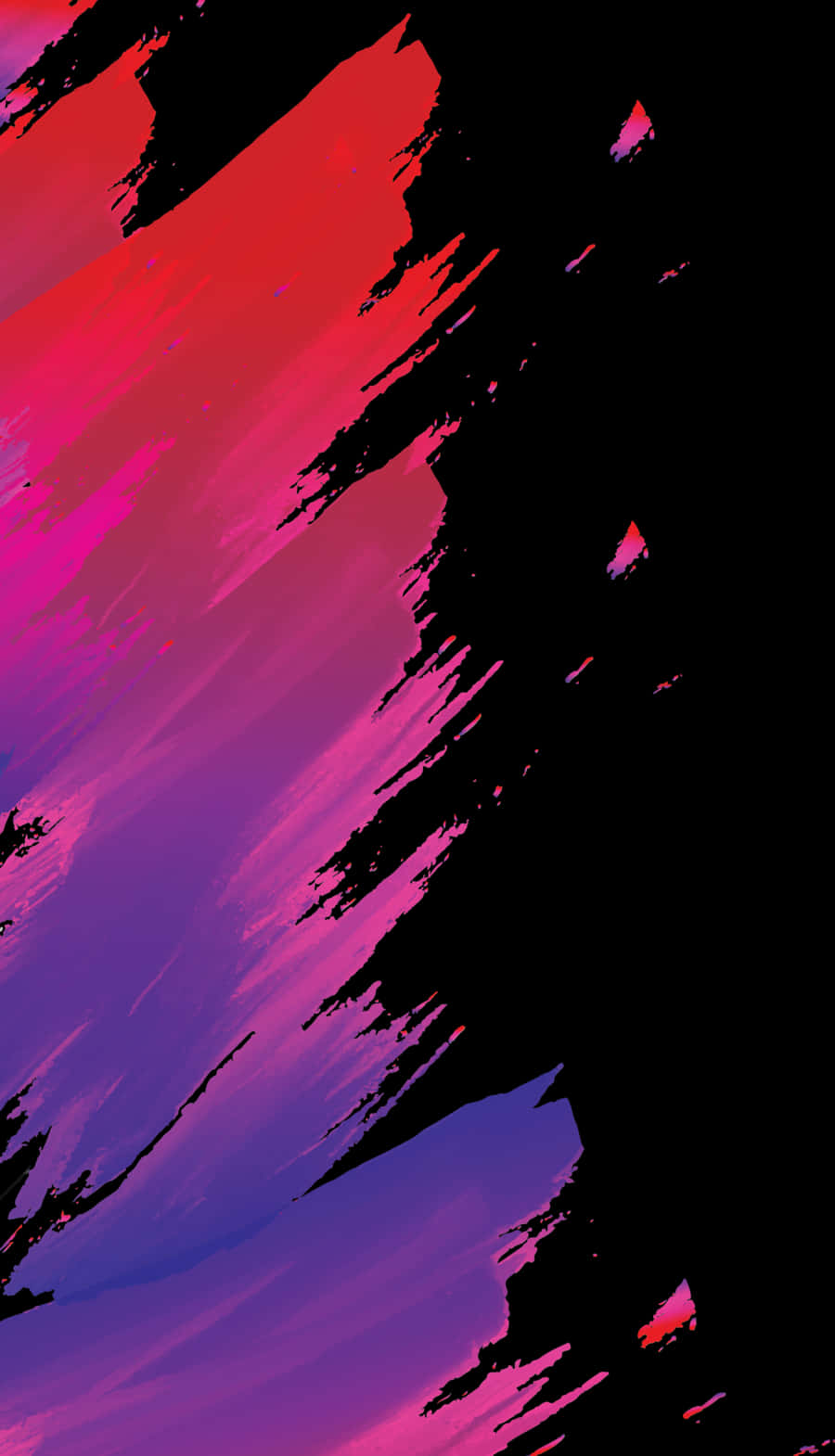 Vibrant Abstract Brushstrokes