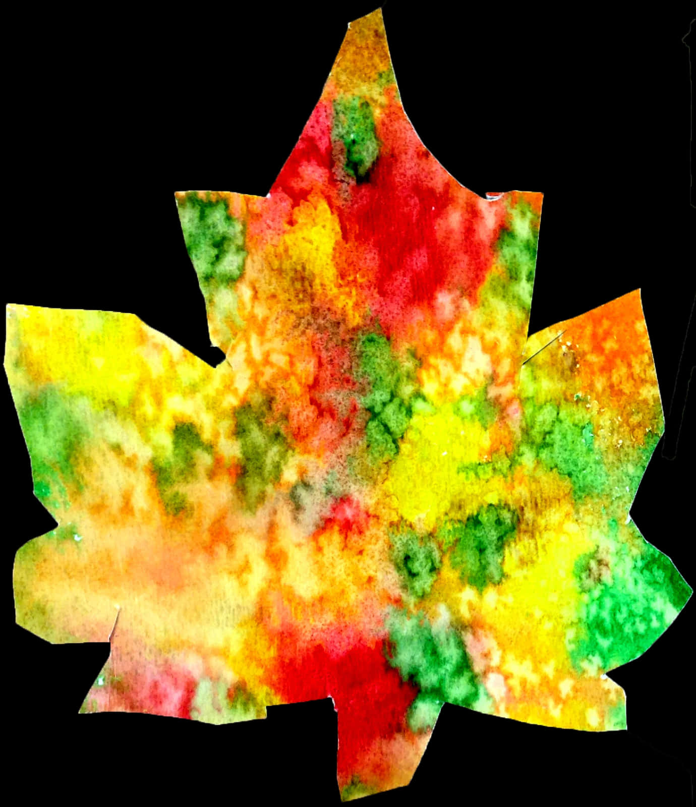 Vibrant_ Autumn_ Leaf_ Artwork