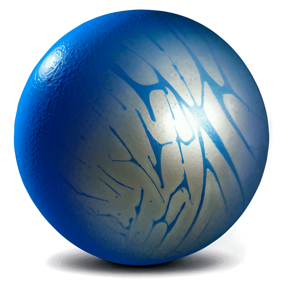 Vibrant Blue Ball Png Vyr