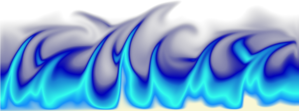 Vibrant Blue Flame Texture