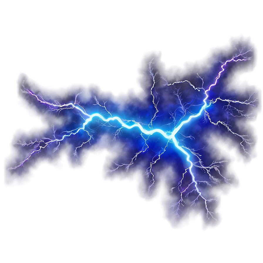 Vibrant Blue Lightning Png 69