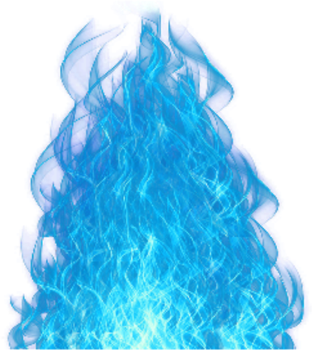 Vibrant Blue Smoke Texture