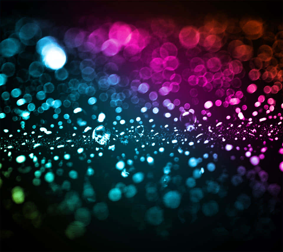 Vibrant Bokeh Lights Background