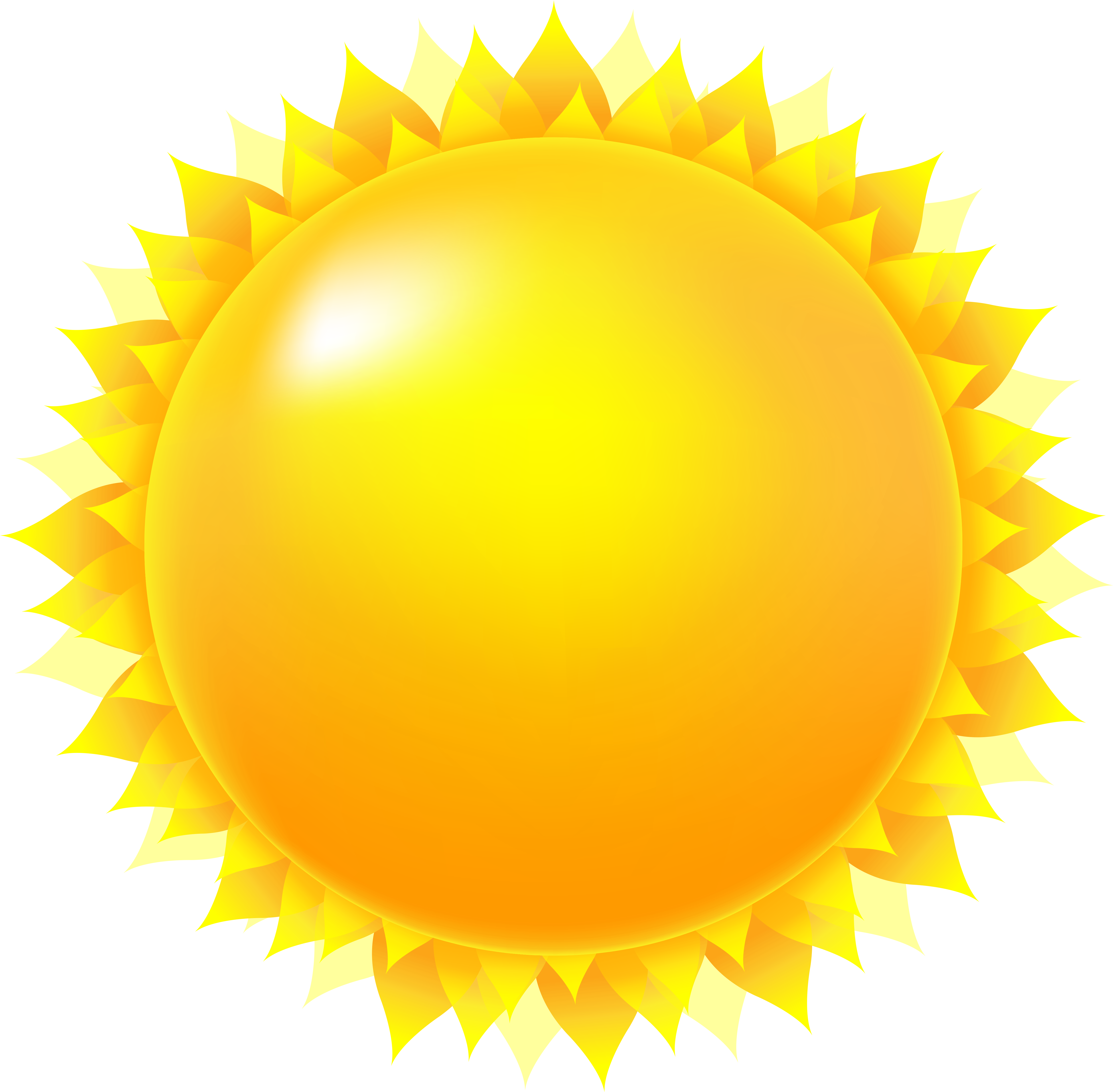 Vibrant Cartoon Sun Illustration