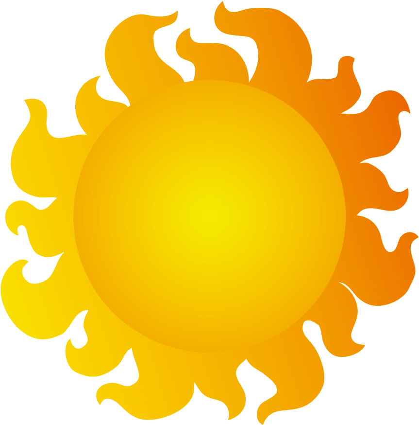 Vibrant Cartoon Sun Illustration