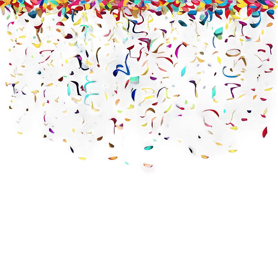 Vibrant Celebration Confetti Png 7