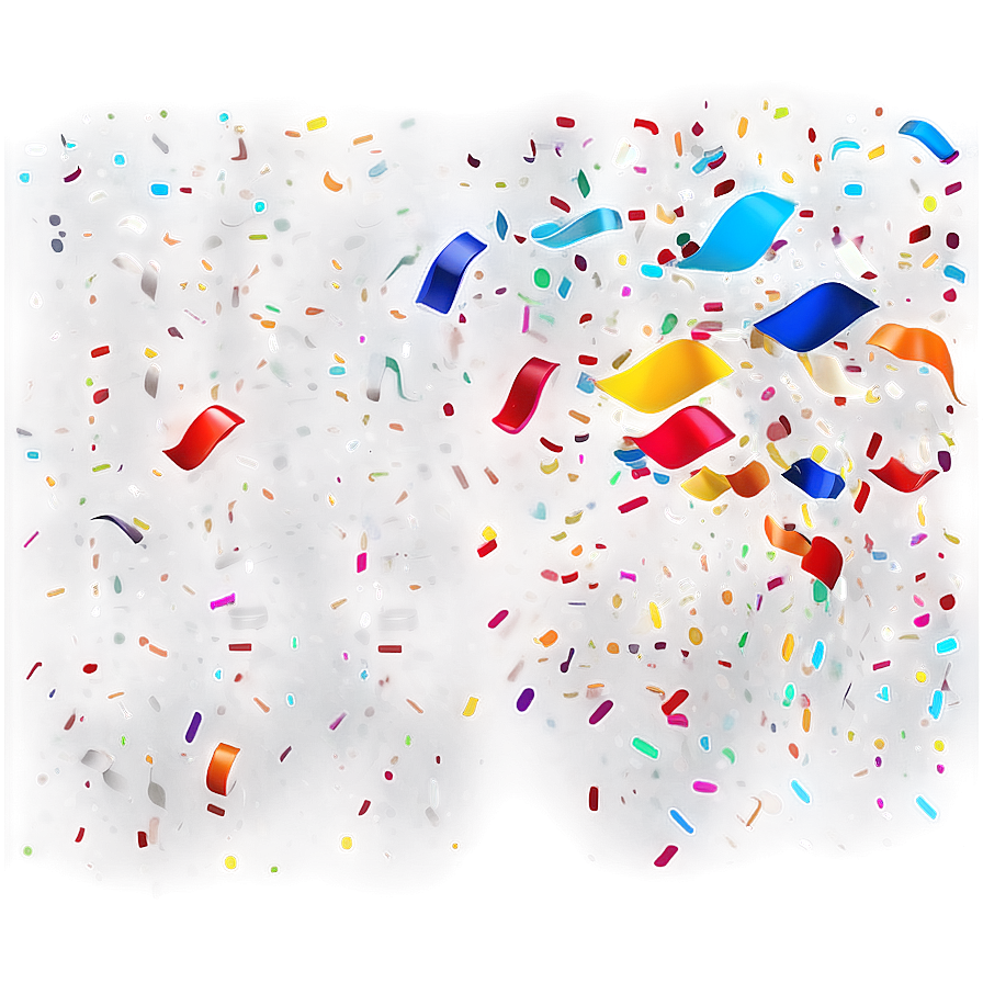 Vibrant Celebration Confetti Png Awl4