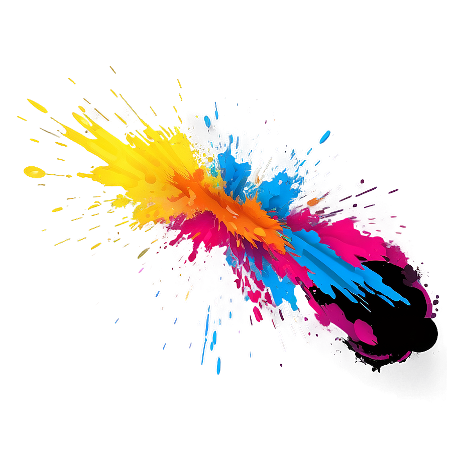 Vibrant Color Blast Png Bfj