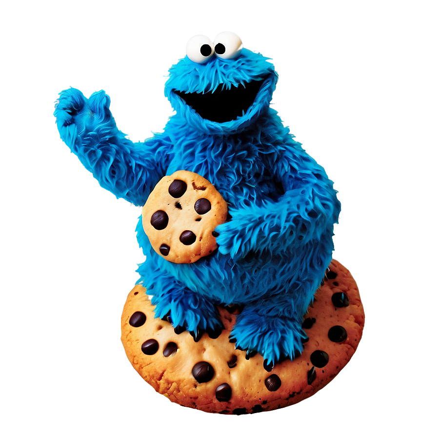 Vibrant Cookie Monster Png 05212024