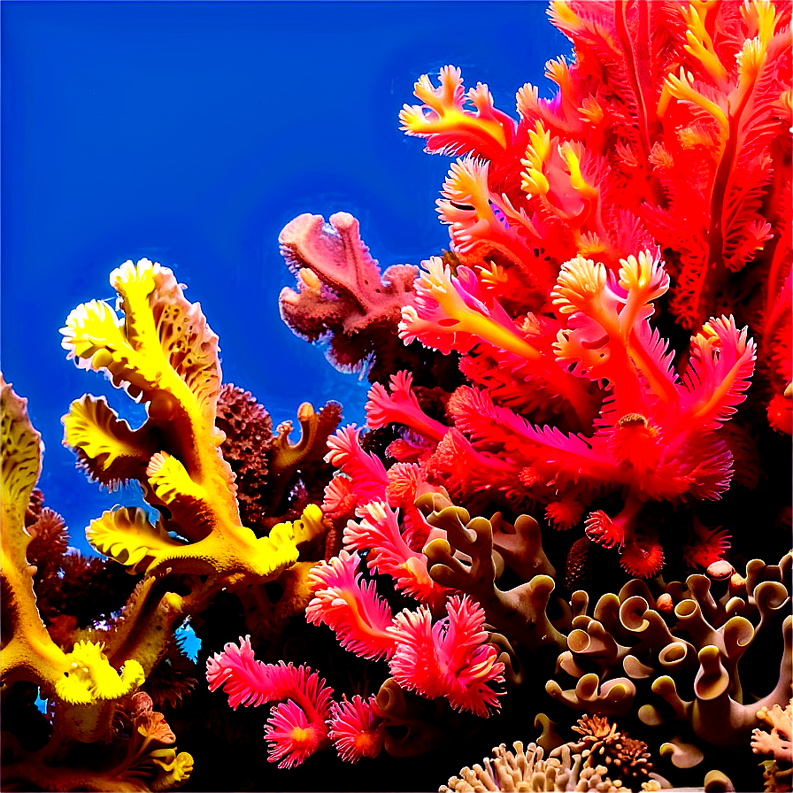 Vibrant Coral Reef Life Png Hup