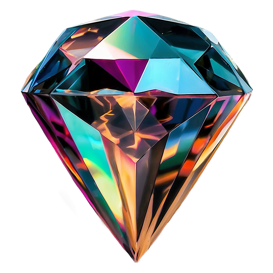 Vibrant Diamond Reflection Png Npf63