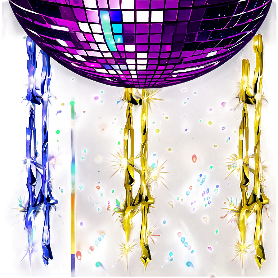 Vibrant Disco Ball Celebration