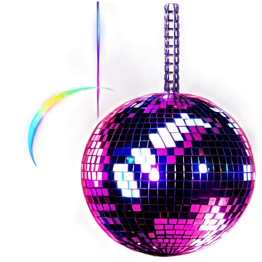 Vibrant Disco Ball Illustration