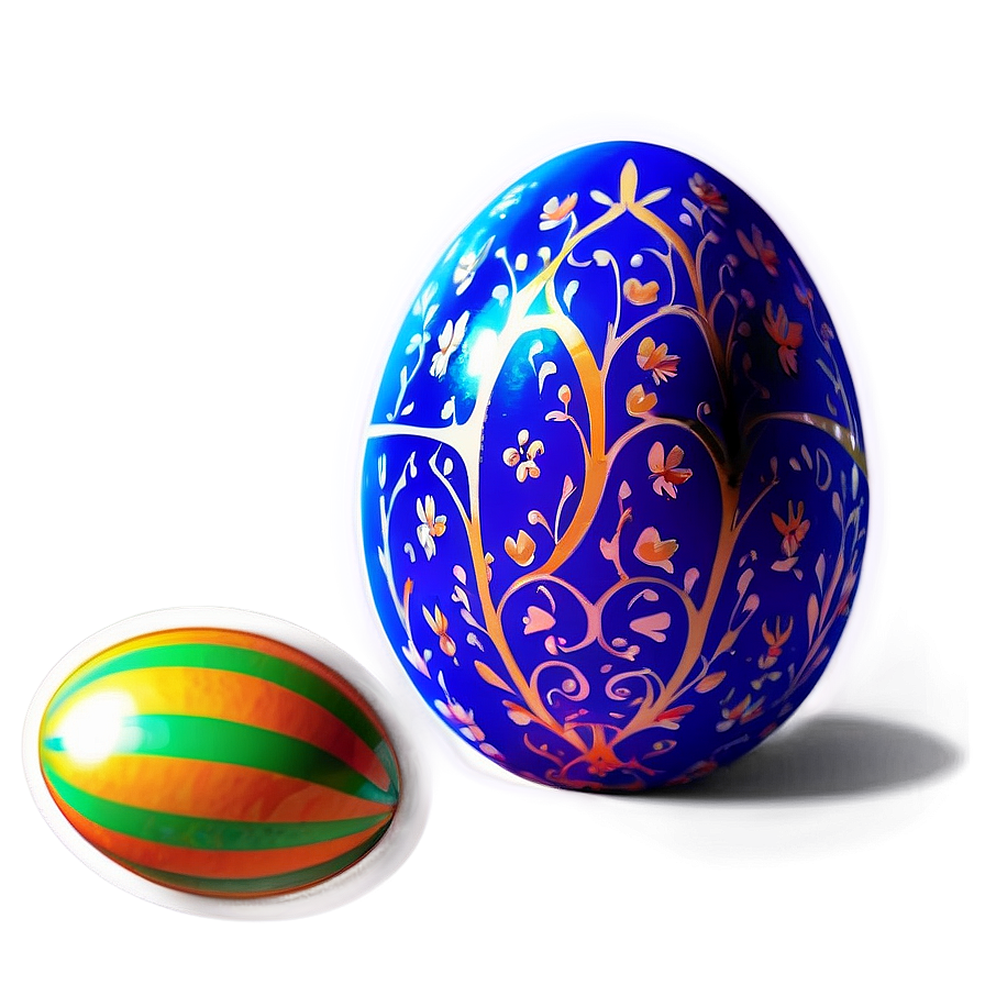 Vibrant Easter Egg Png 05252024