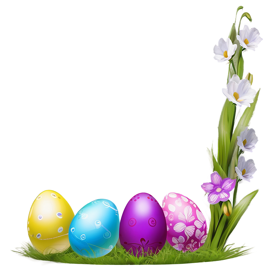 Vibrant Easter Flowers Png Biu58