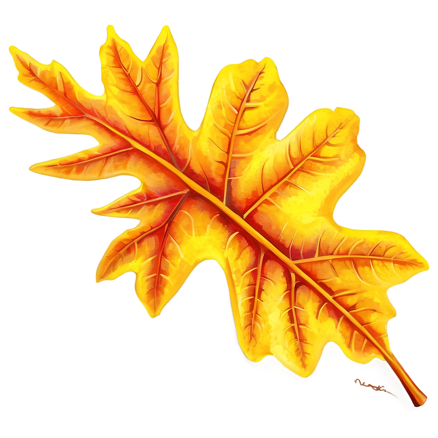 Vibrant Fall Leaf Png 9